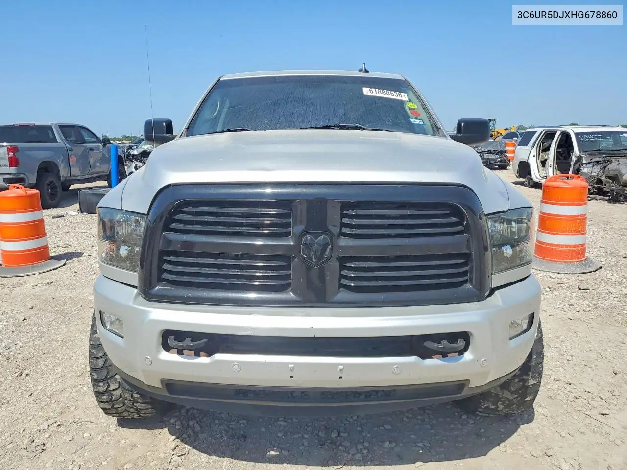 2017 Ram 2500 Slt VIN: 3C6UR5DJXHG678860 Lot: 61888536