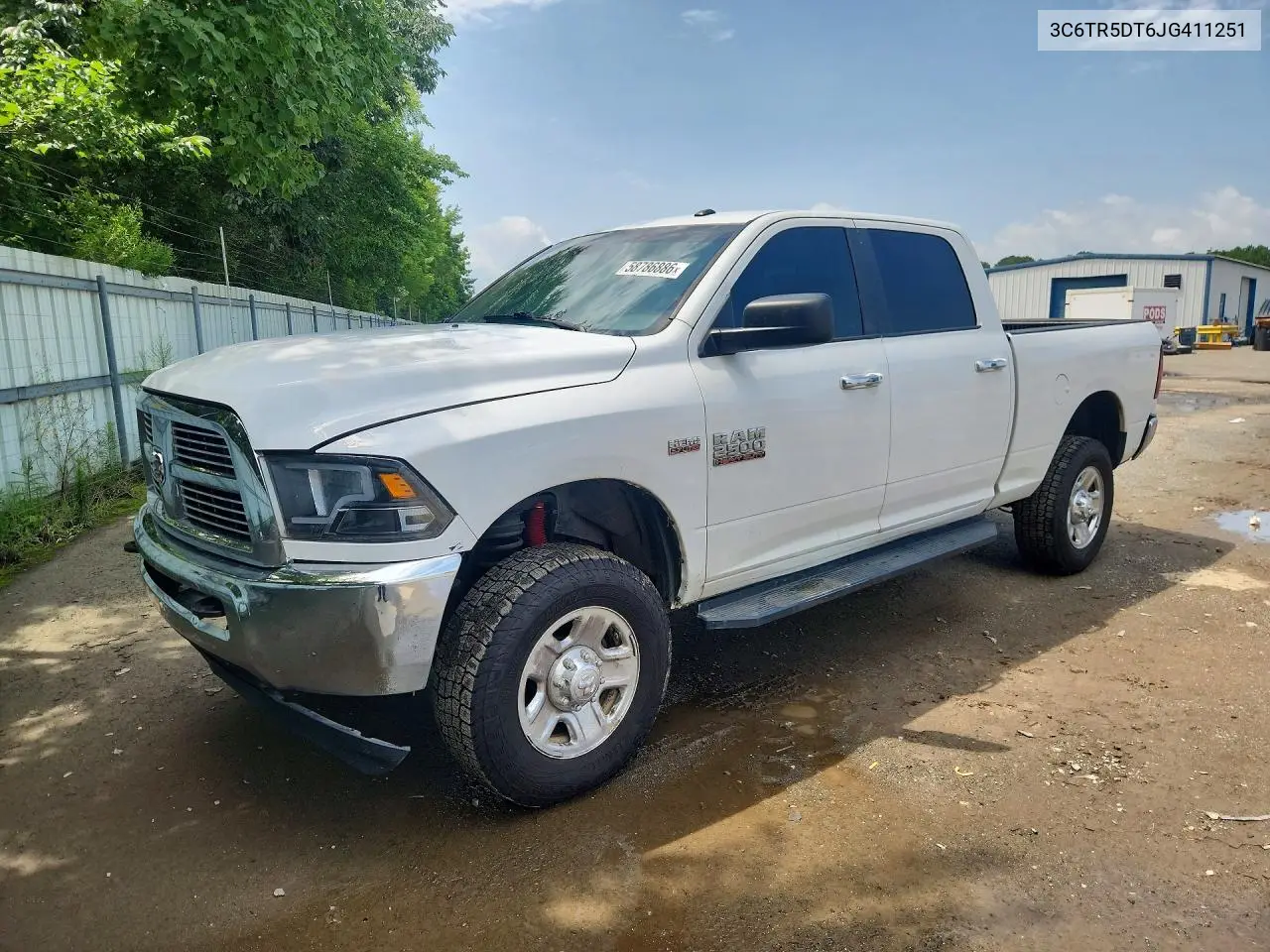 2018 Ram 2500 Slt VIN: 3C6TR5DT6JG411251 Lot: 58786886