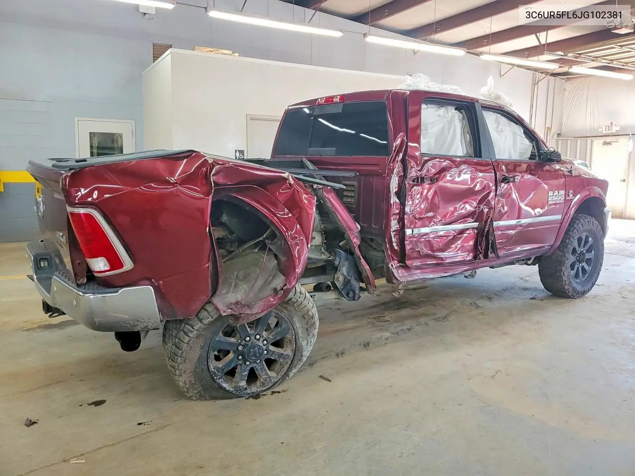 2018 Ram 2500 Laramie VIN: 3C6UR5FL6JG102381 Lot: 59151486
