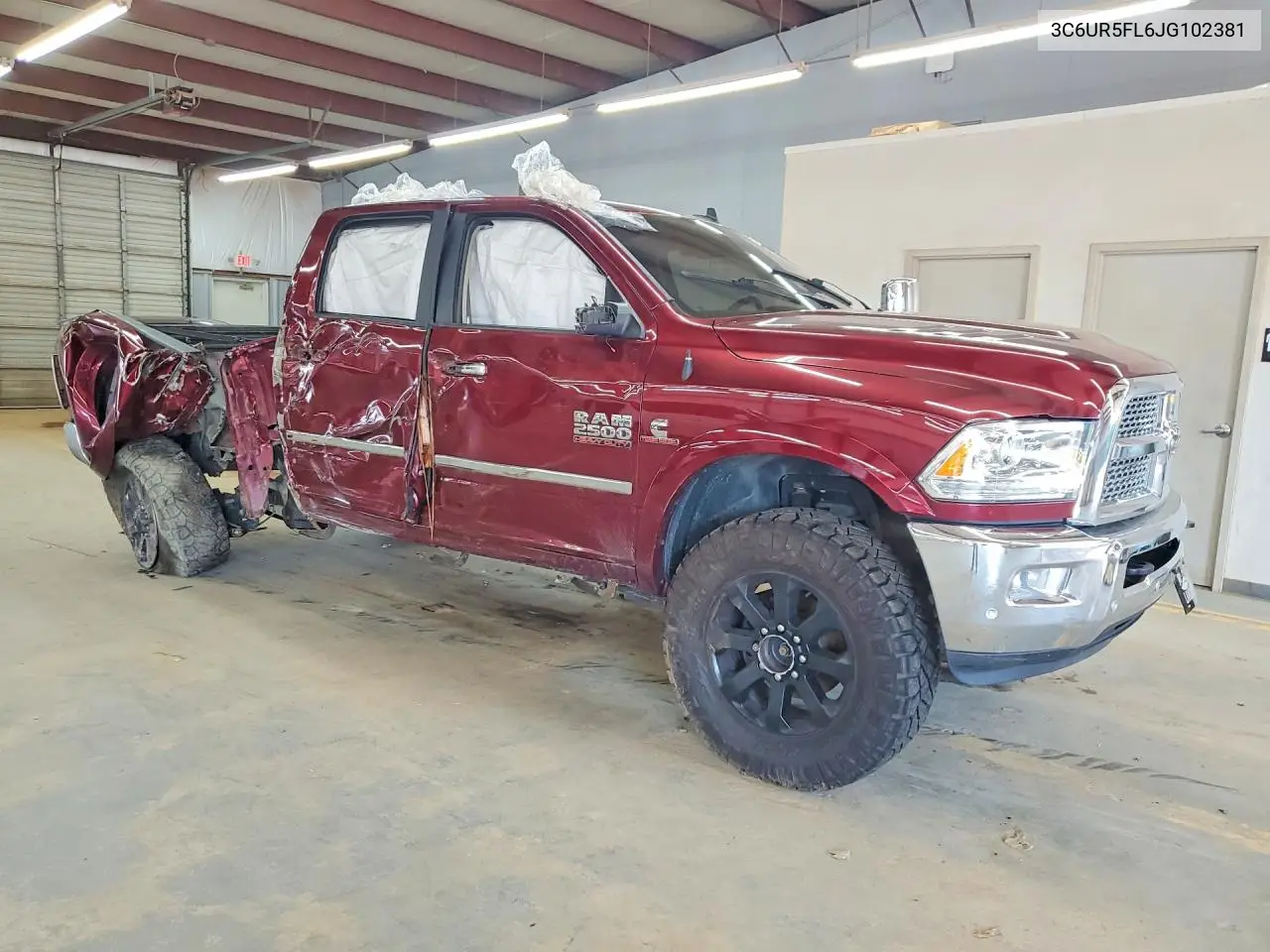 2018 Ram 2500 Laramie VIN: 3C6UR5FL6JG102381 Lot: 59151486