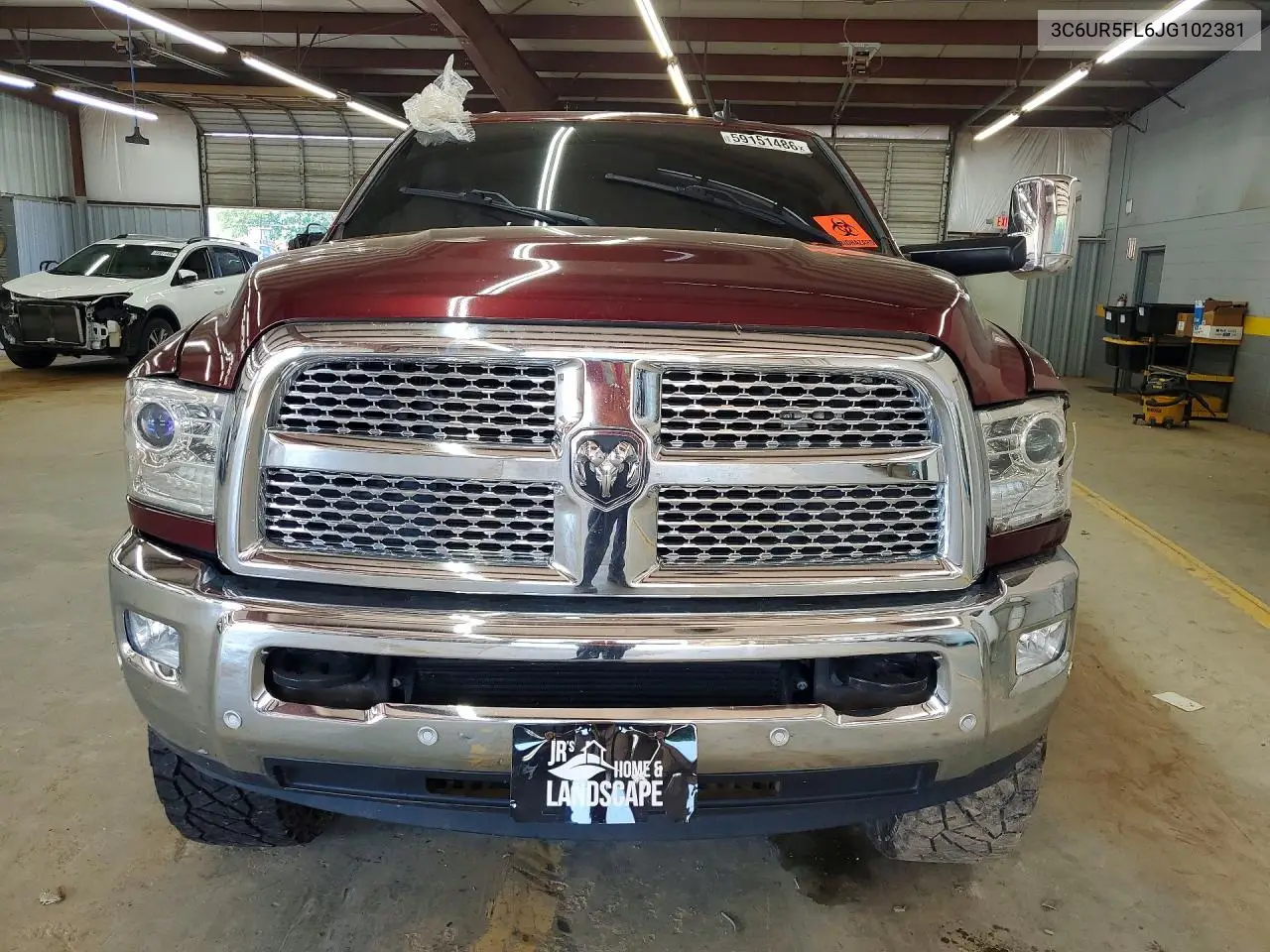 2018 Ram 2500 Laramie VIN: 3C6UR5FL6JG102381 Lot: 59151486