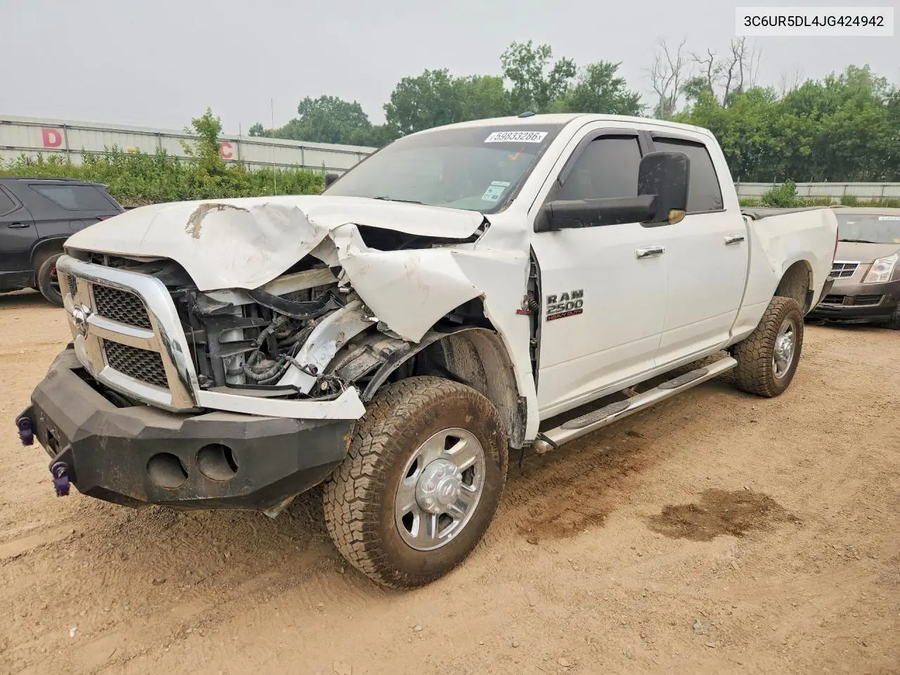 2018 Ram 2500 Slt VIN: 3C6UR5DL4JG424942 Lot: 59833286