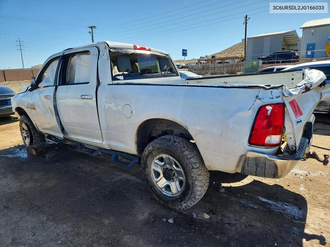 2018 Ram 2500 Slt VIN: 3C6UR5DL2JG166033 Lot: 60449416