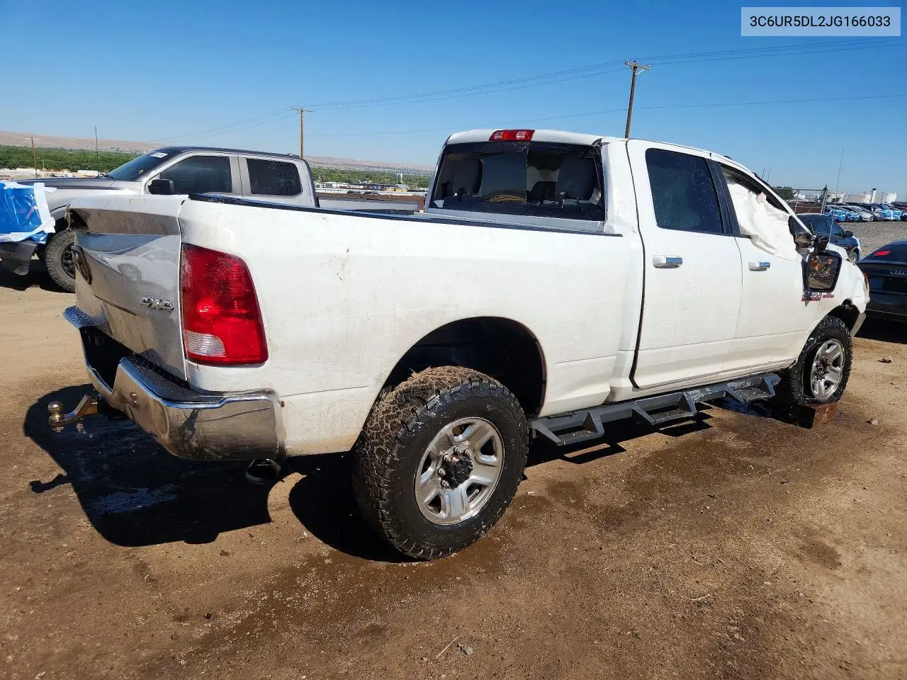 2018 Ram 2500 Slt VIN: 3C6UR5DL2JG166033 Lot: 60449416
