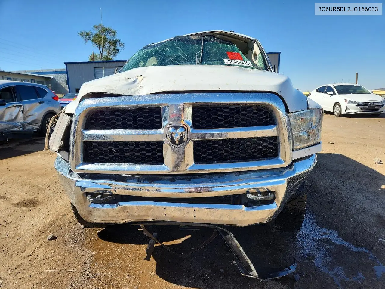 2018 Ram 2500 Slt VIN: 3C6UR5DL2JG166033 Lot: 60449416
