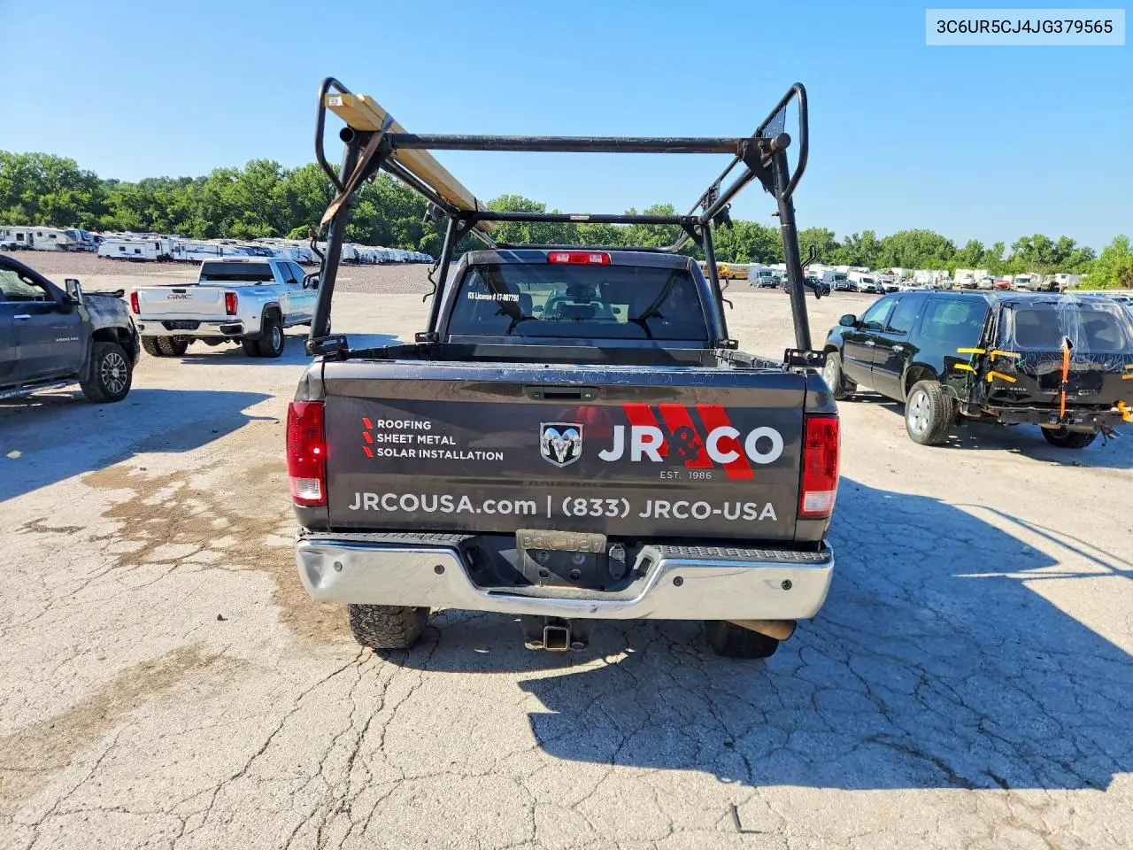 2018 Ram 2500 St VIN: 3C6UR5CJ4JG379565 Lot: 60562446