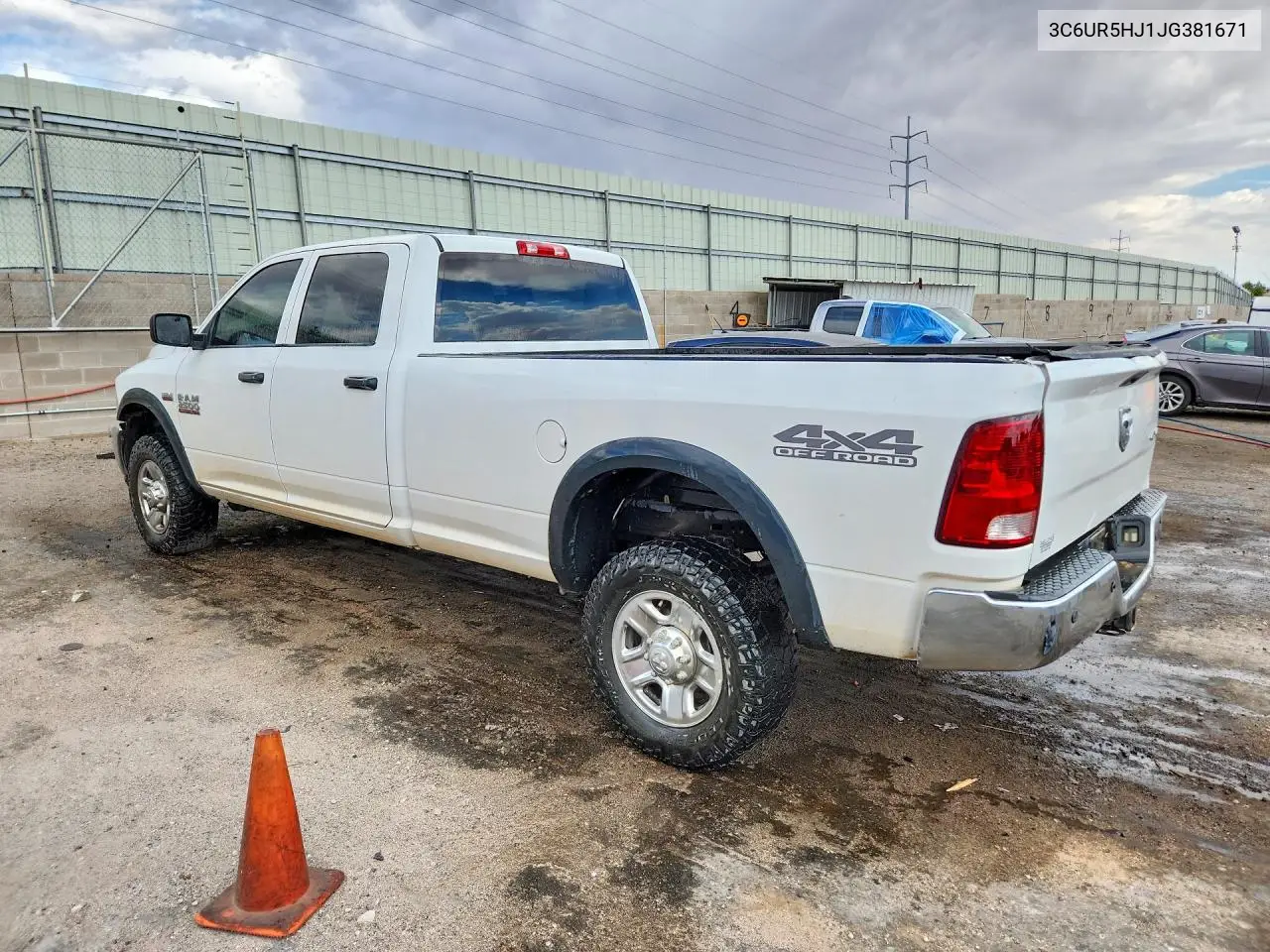 2018 Ram 2500 St VIN: 3C6UR5HJ1JG381671 Lot: 60985226