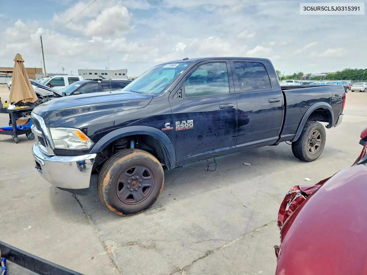 2018 Ram 2500 St VIN: 3C6UR5CL5JG315391 Lot: 61309686