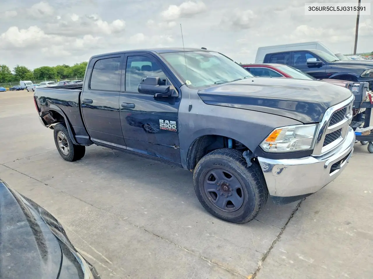 2018 Ram 2500 St VIN: 3C6UR5CL5JG315391 Lot: 61309686