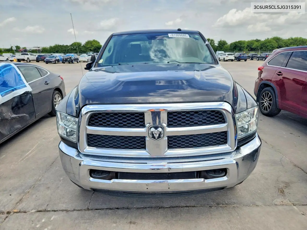 2018 Ram 2500 St VIN: 3C6UR5CL5JG315391 Lot: 61309686