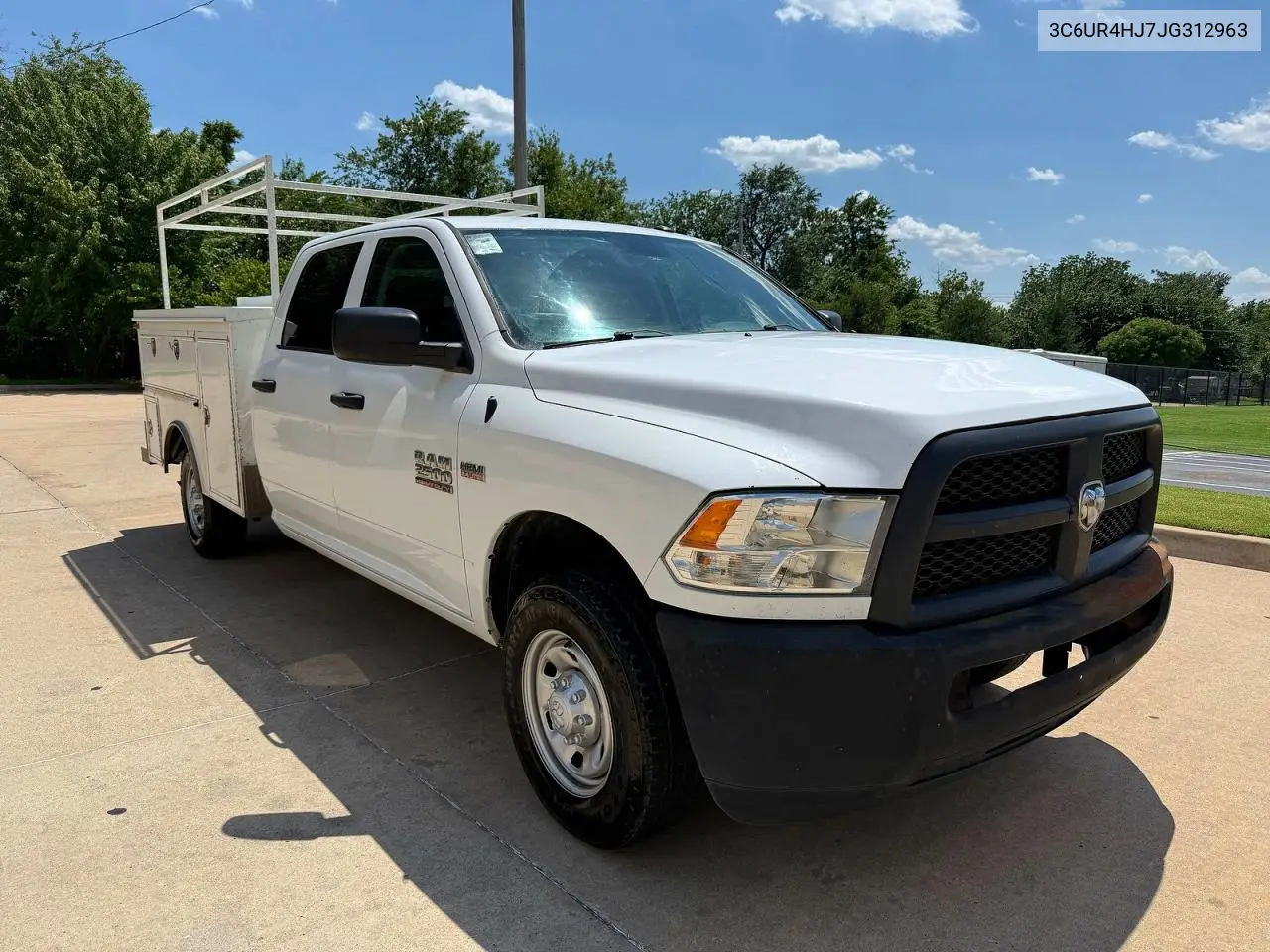 2018 Ram 2500 St VIN: 3C6UR4HJ7JG312963 Lot: 61318766