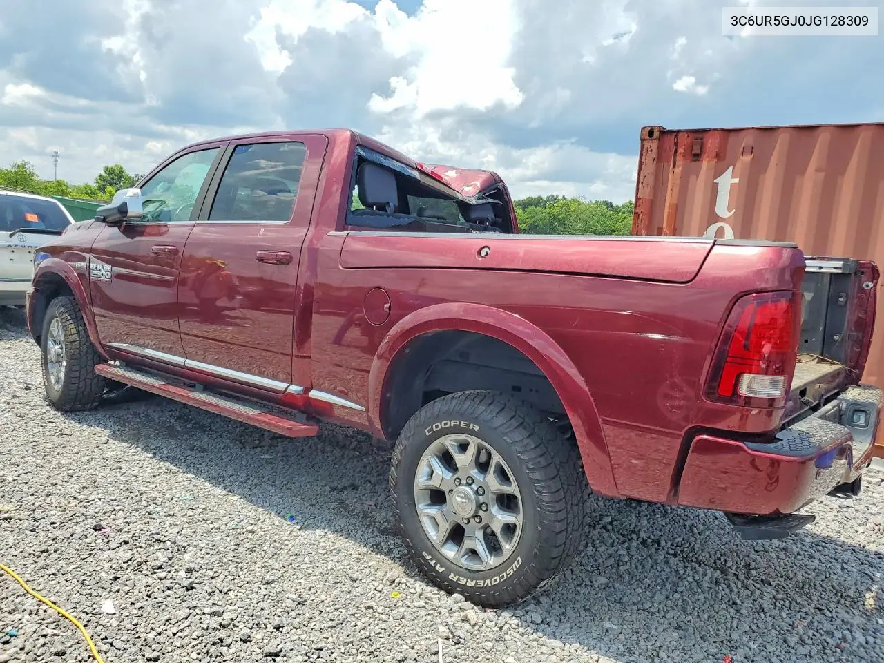 2018 Ram 2500 Longhorn VIN: 3C6UR5GJ0JG128309 Lot: 85986575