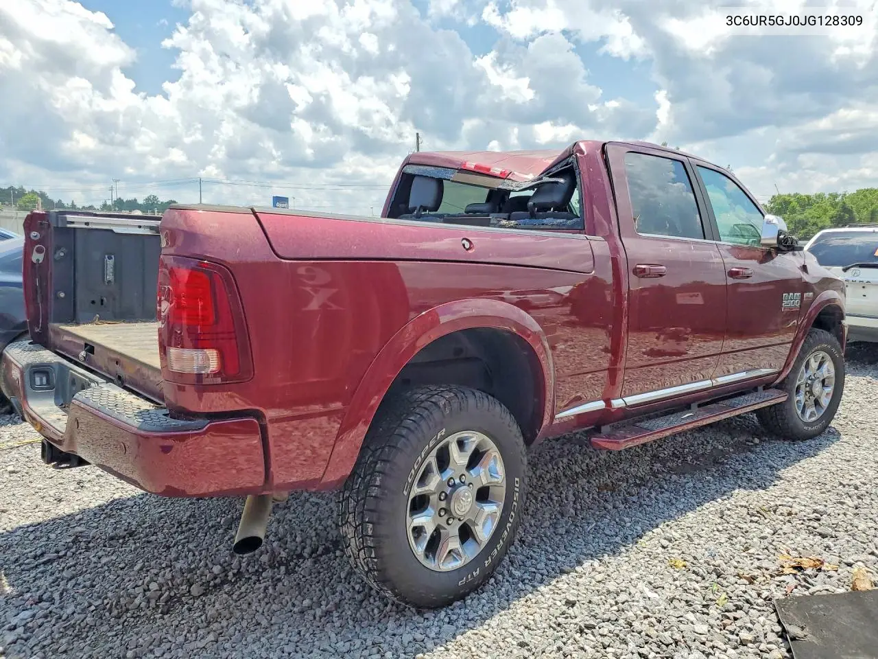 2018 Ram 2500 Longhorn VIN: 3C6UR5GJ0JG128309 Lot: 85986575
