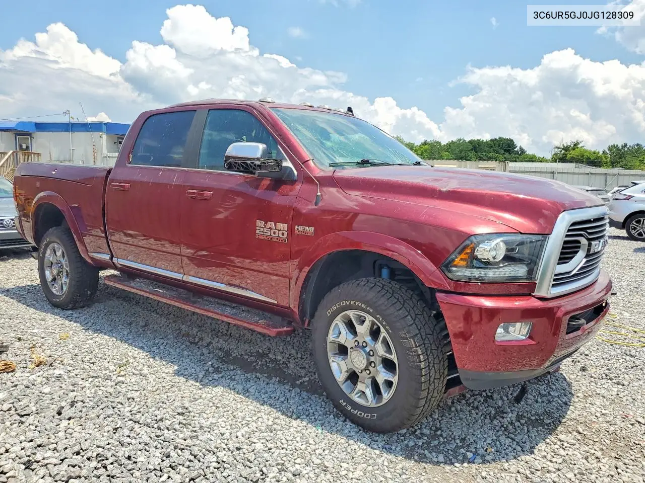2018 Ram 2500 Longhorn VIN: 3C6UR5GJ0JG128309 Lot: 85986575