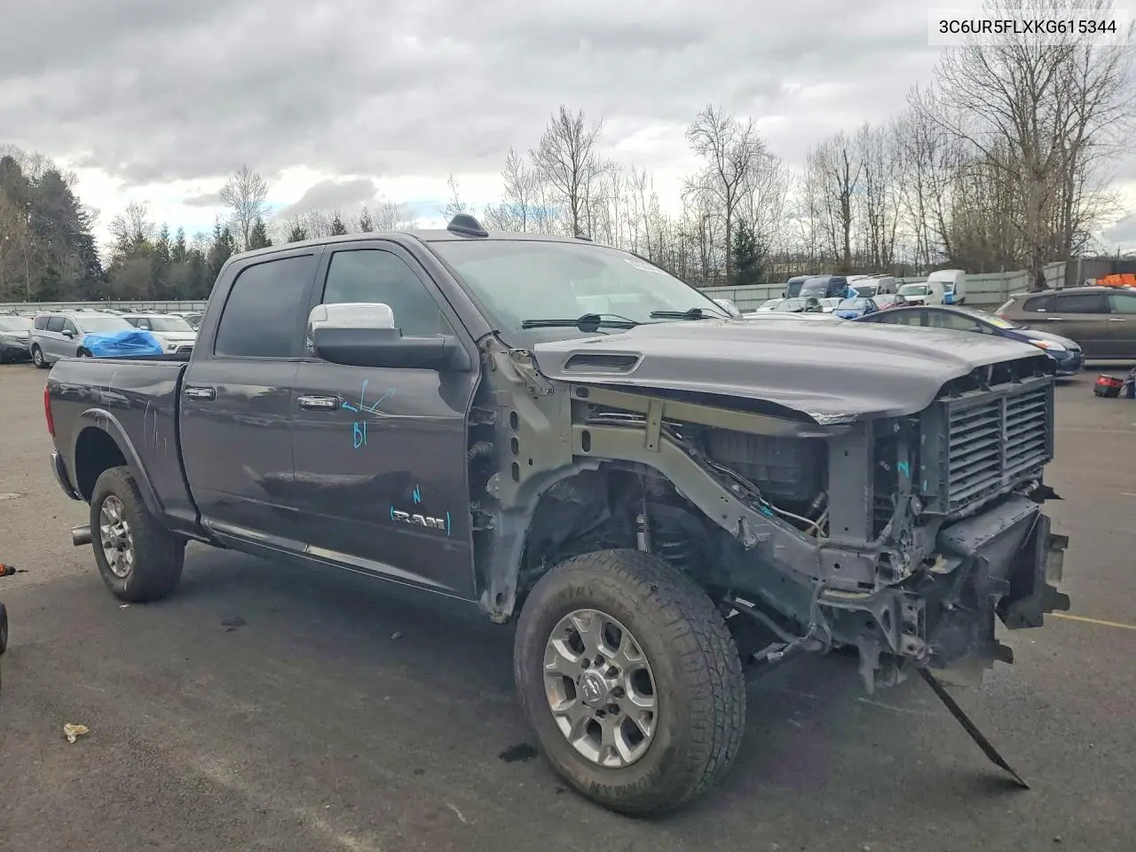 3C6UR5FLXKG615344 2019 Ram 2500 Laramie