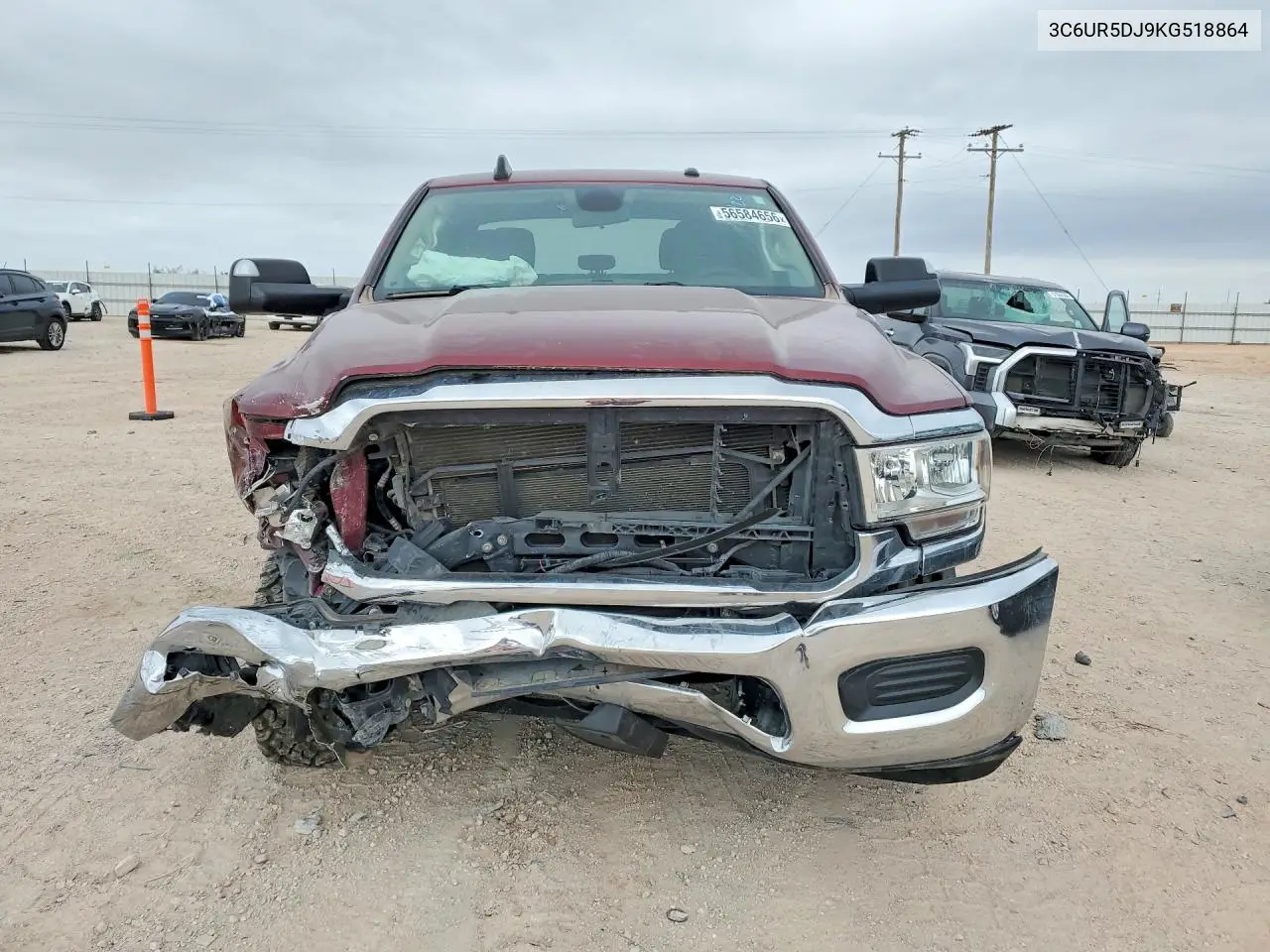 2019 Ram 2500 Big Horn VIN: 3C6UR5DJ9KG518864 Lot: 56584656