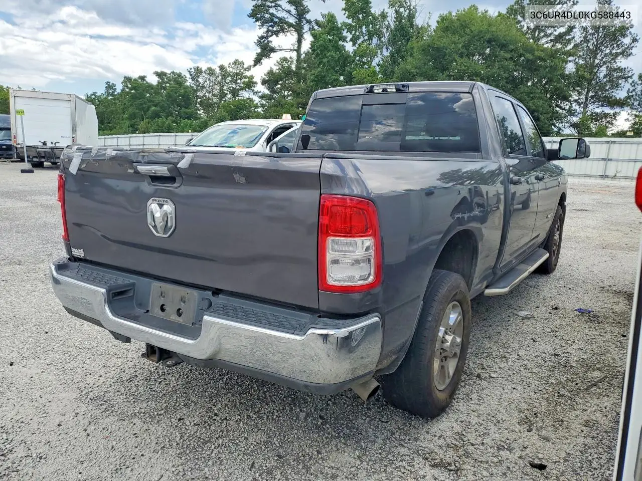 2019 Ram 2500 Big Horn VIN: 3C6UR4DL0KG588443 Lot: 61098866