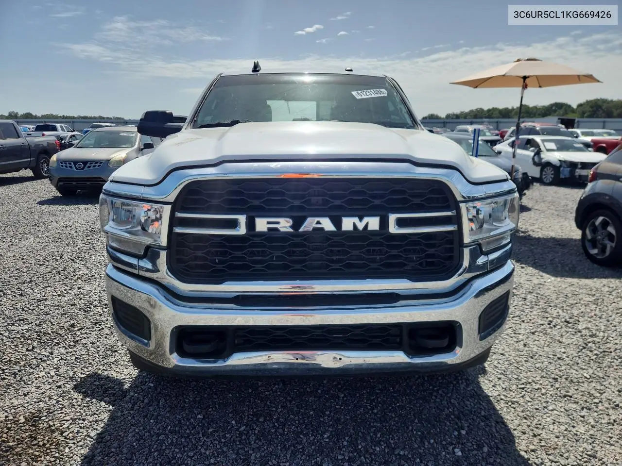 2019 Ram 2500 Tradesman VIN: 3C6UR5CL1KG669426 Lot: 61231486