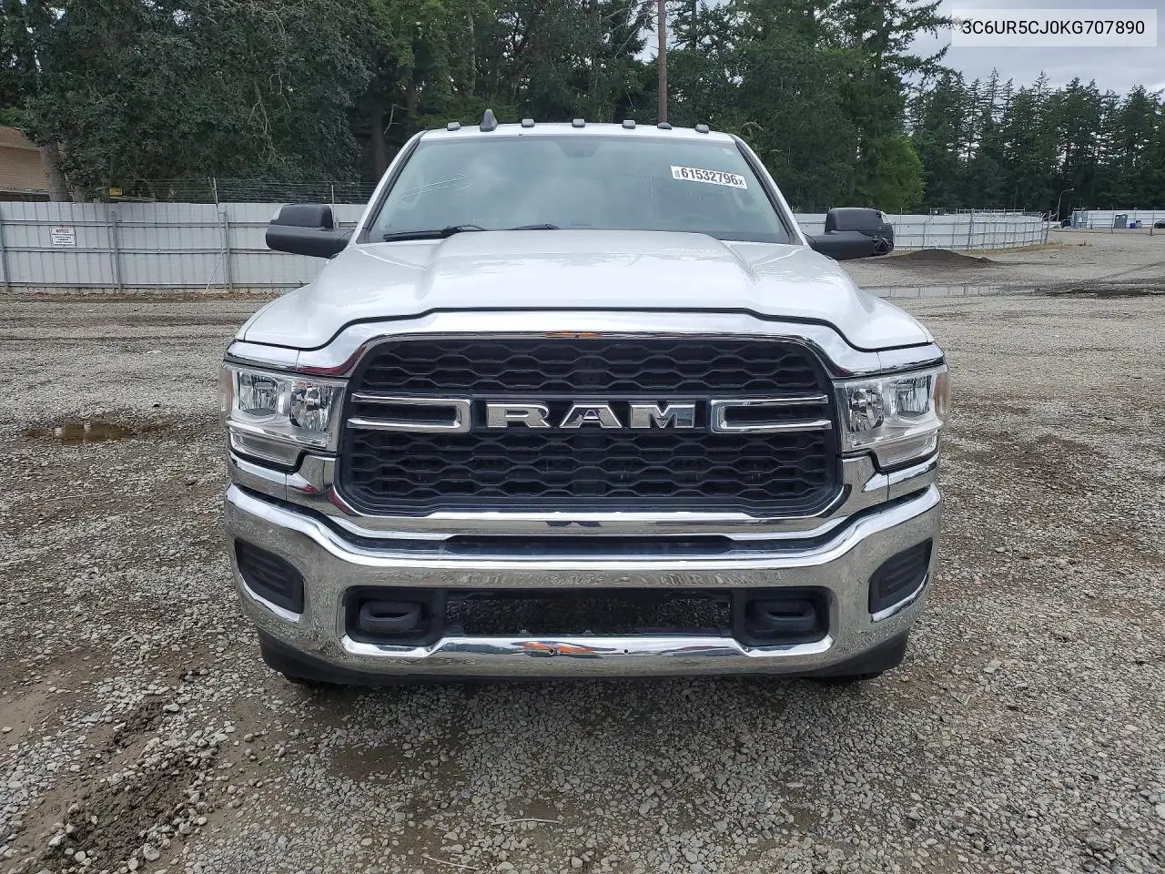 2019 Ram 2500 Tradesman VIN: 3C6UR5CJ0KG707890 Lot: 61532796