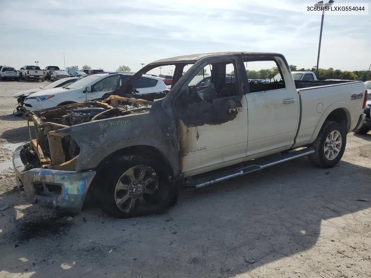 2019 Ram 2500 Laramie VIN: 3C6UR5FLXKG554044 Lot: 80701945