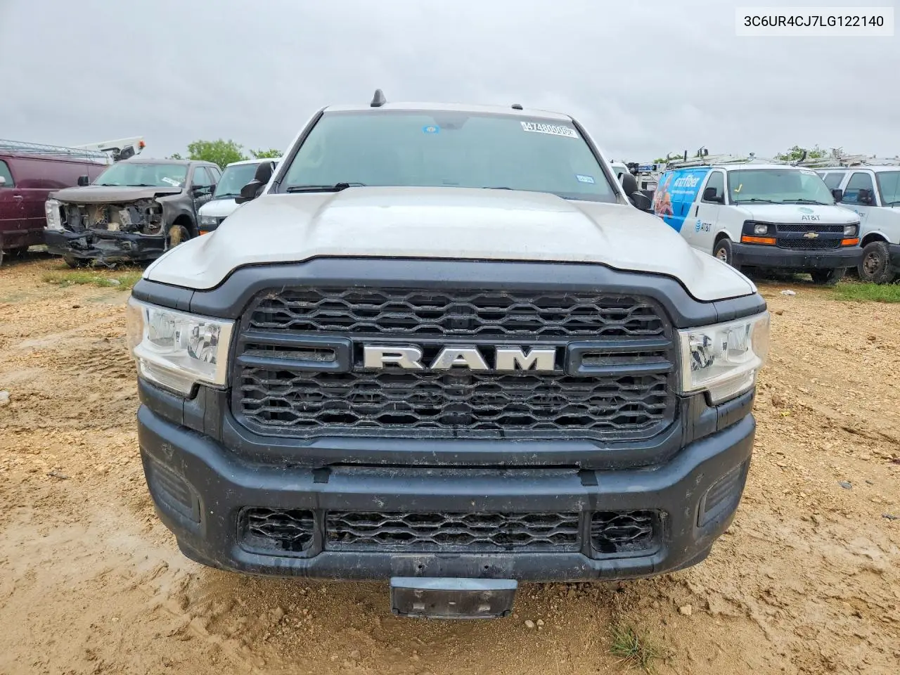 2020 Ram 2500 Tradesman VIN: 3C6UR4CJ7LG122140 Lot: 47480006