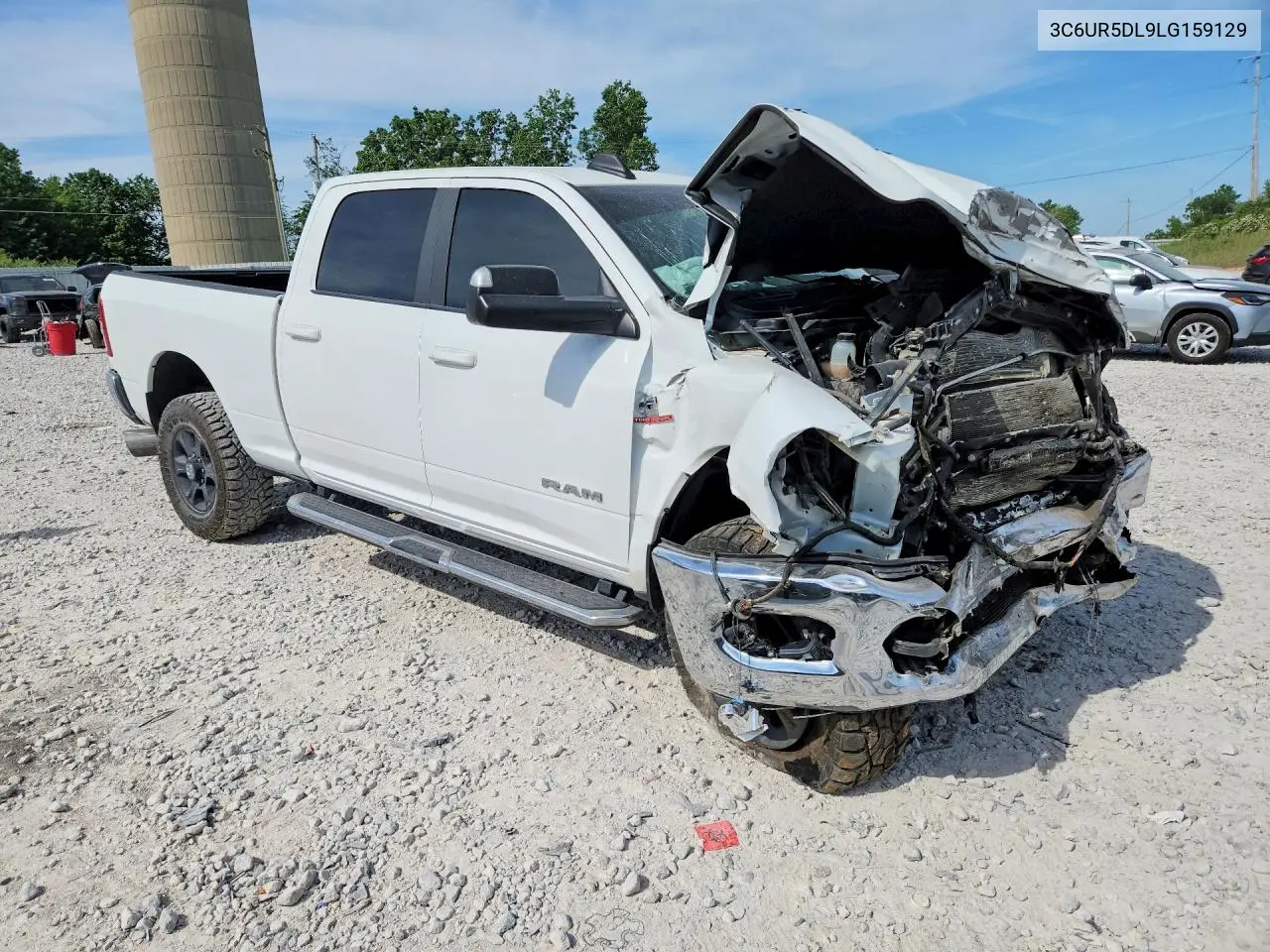 2020 Ram 2500 Big Horn VIN: 3C6UR5DL9LG159129 Lot: 56133086