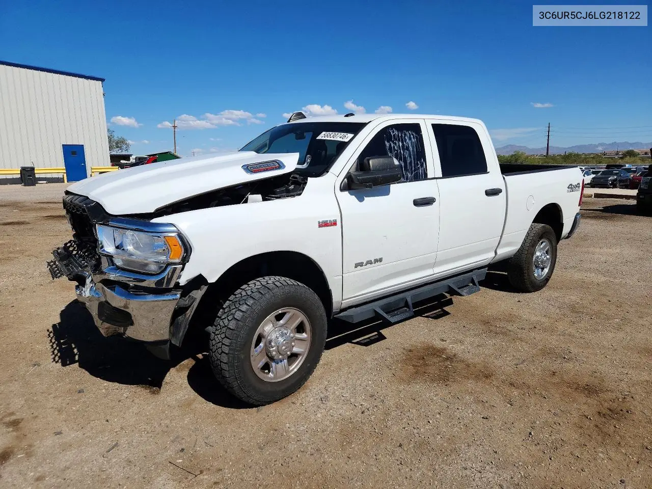 2020 Ram 2500 Tradesman VIN: 3C6UR5CJ6LG218122 Lot: 58830746