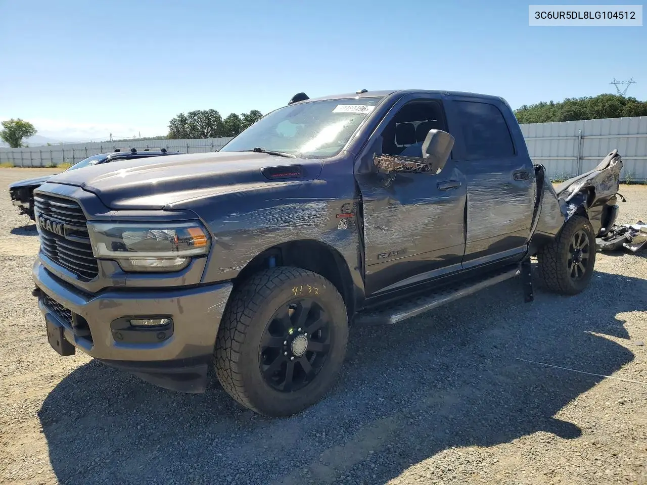 2020 Ram 2500 Big Horn VIN: 3C6UR5DL8LG104512 Lot: 58980496