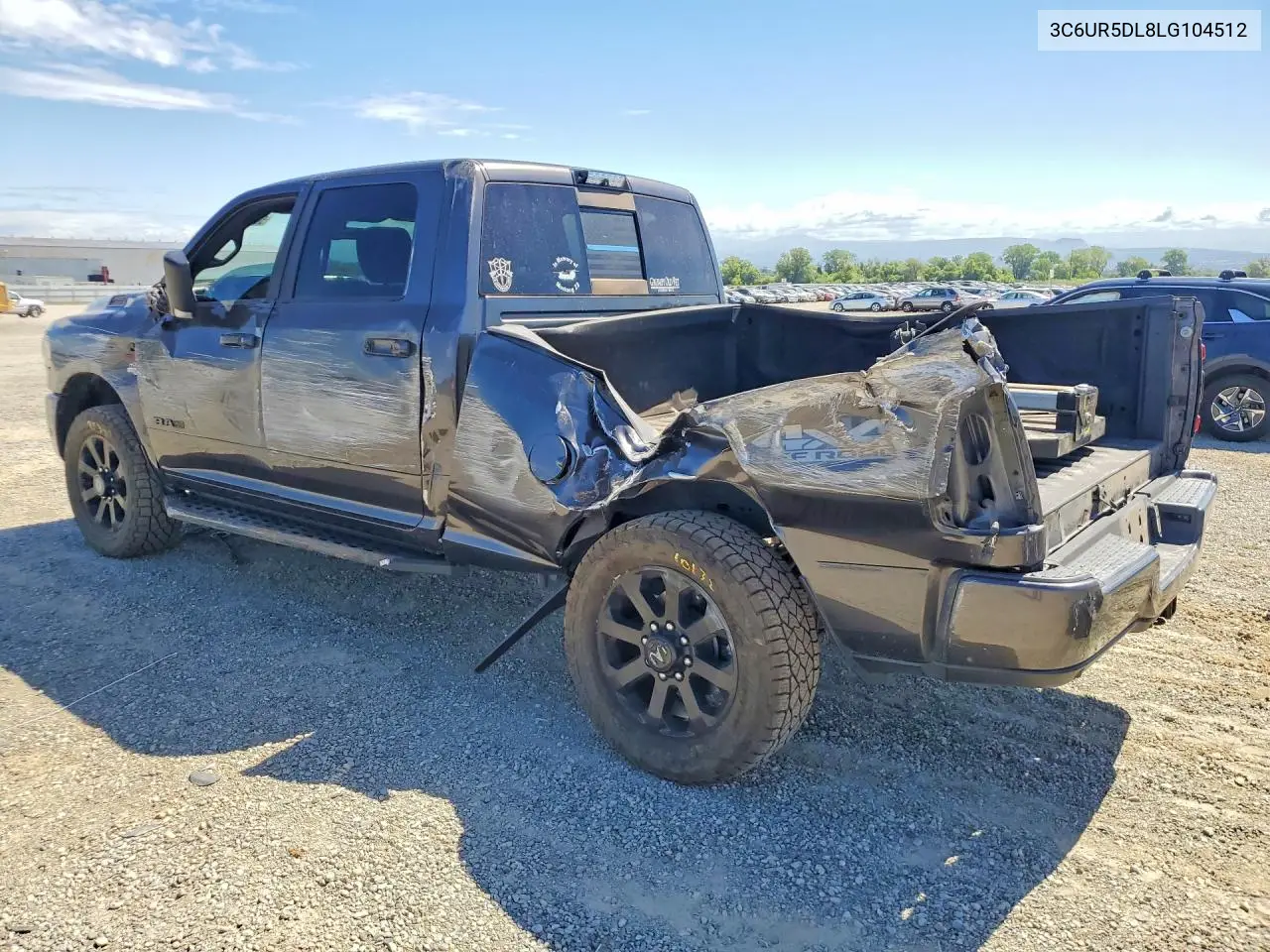 2020 Ram 2500 Big Horn VIN: 3C6UR5DL8LG104512 Lot: 58980496