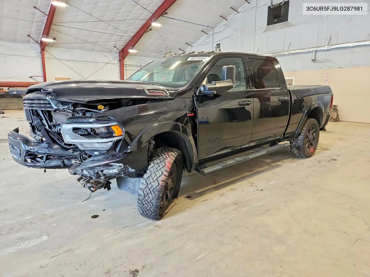 2020 Ram 2500 Laramie VIN: 3C6UR5FJ9LG287981 Lot: 60816996