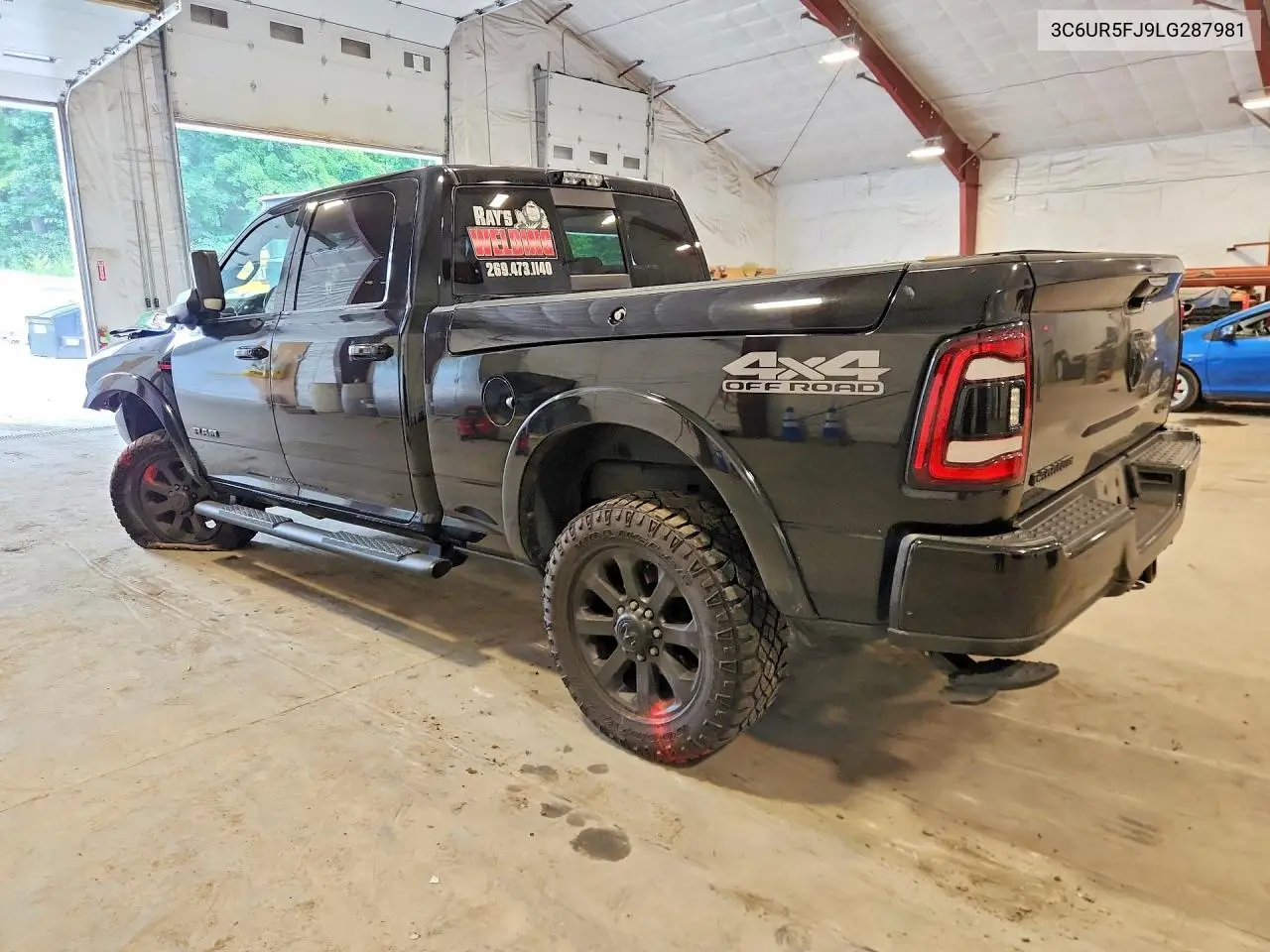 2020 Ram 2500 Laramie VIN: 3C6UR5FJ9LG287981 Lot: 60816996