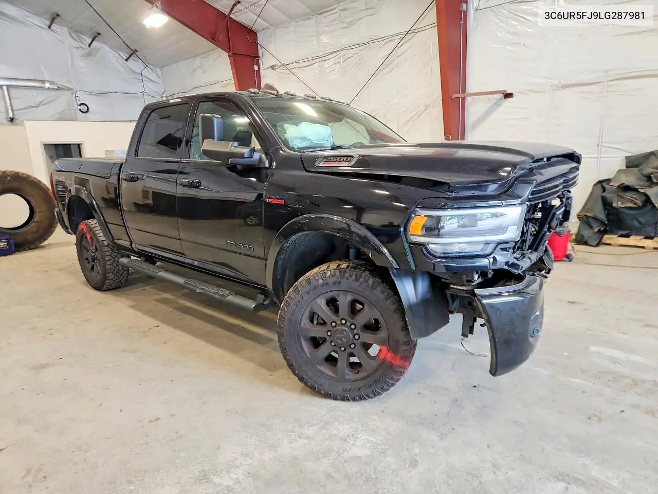 2020 Ram 2500 Laramie VIN: 3C6UR5FJ9LG287981 Lot: 60816996