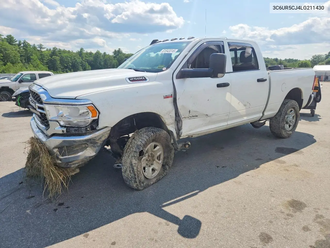 2020 Ram 2500 Tradesman VIN: 3C6UR5CJ4LG211430 Lot: 61843316