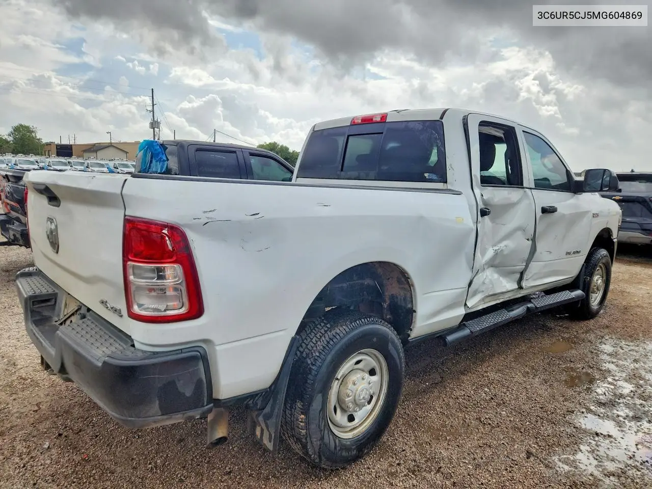 2021 Ram 2500 Tradesman VIN: 3C6UR5CJ5MG604869 Lot: 41820866