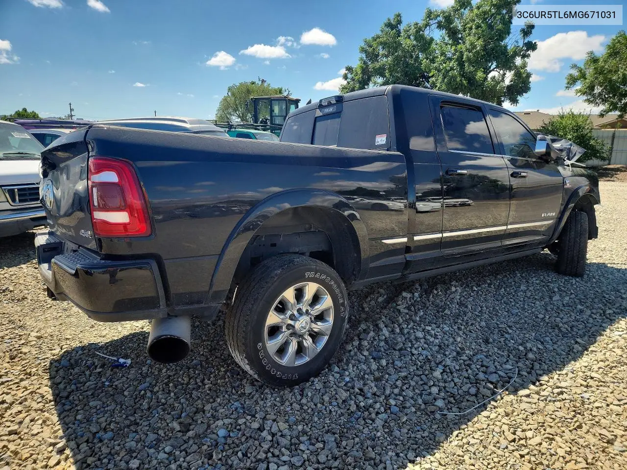 2021 Ram 2500 Limited VIN: 3C6UR5TL6MG671031 Lot: 51922406