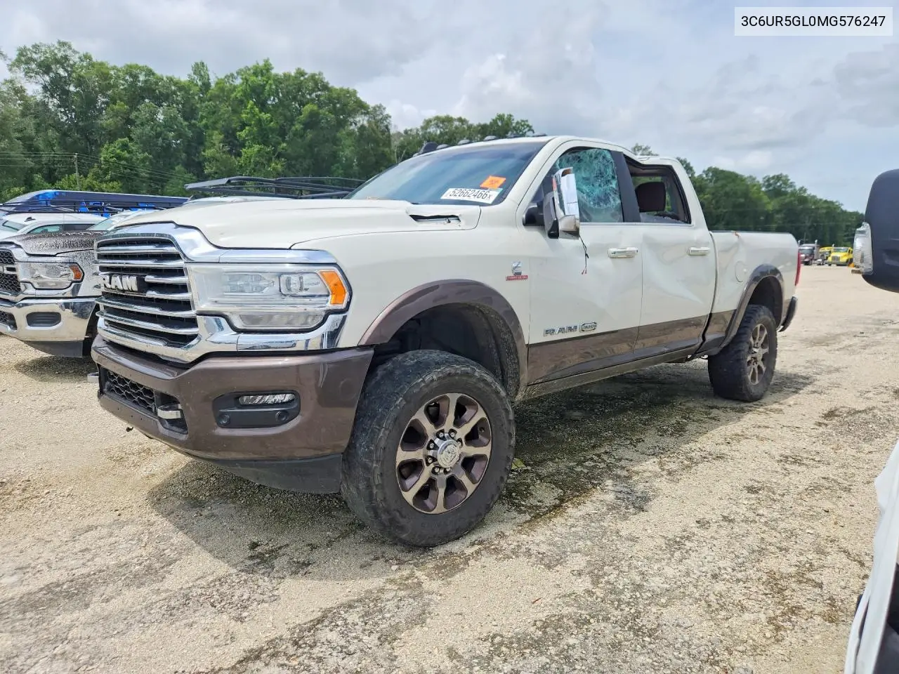 2021 Ram 2500 Longhorn VIN: 3C6UR5GL0MG576247 Lot: 52662466