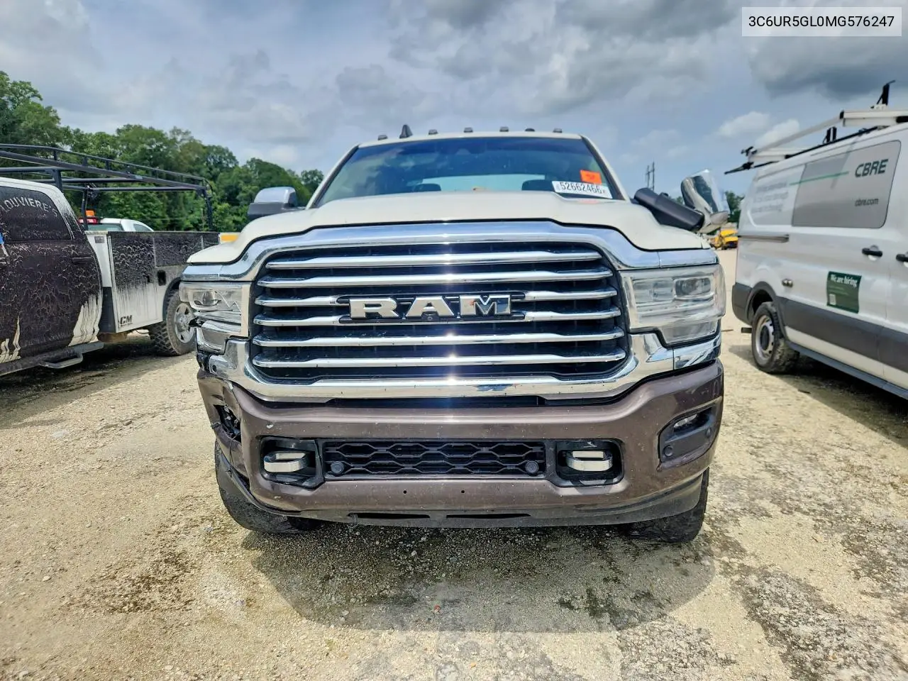 2021 Ram 2500 Longhorn VIN: 3C6UR5GL0MG576247 Lot: 52662466