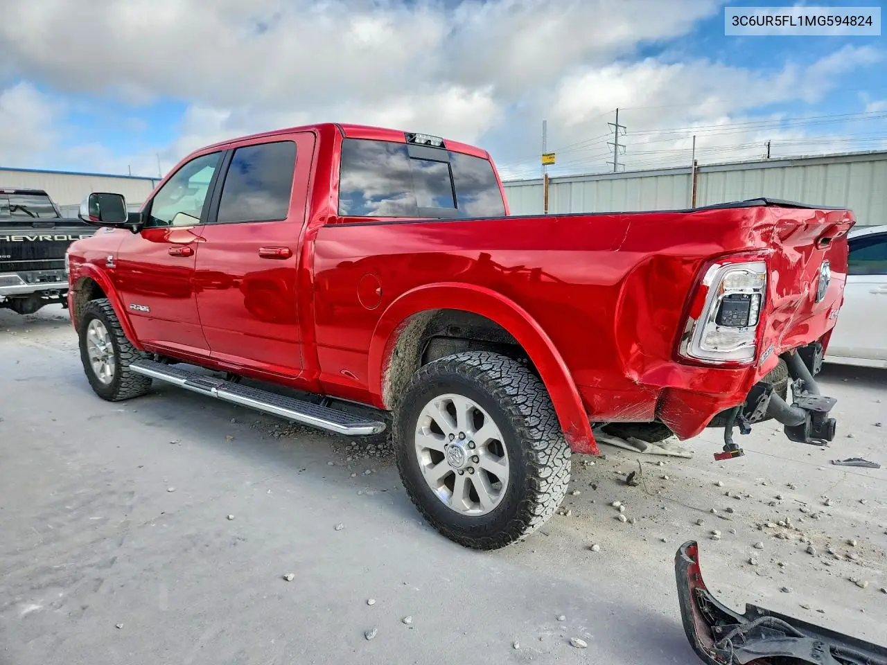 2021 Ram 2500 Laramie VIN: 3C6UR5FL1MG594824 Lot: 57553386