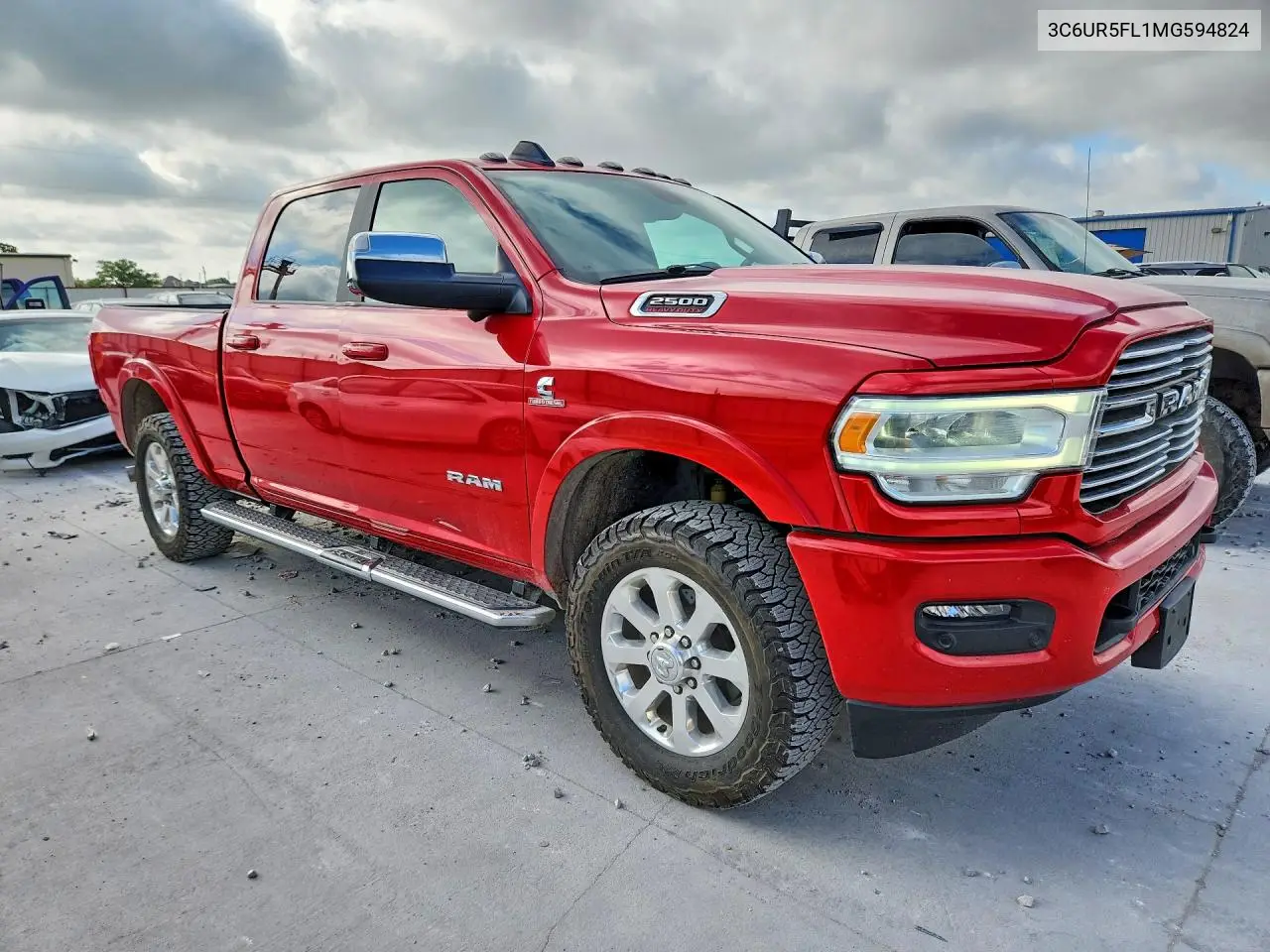 2021 Ram 2500 Laramie VIN: 3C6UR5FL1MG594824 Lot: 57553386
