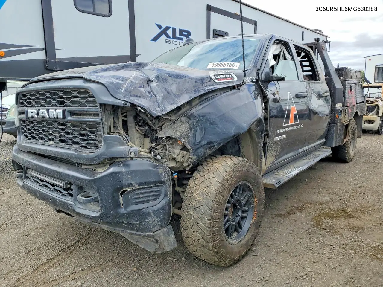 2021 Ram 2500 Tradesman VIN: 3C6UR5HL6MG530288 Lot: 59865166