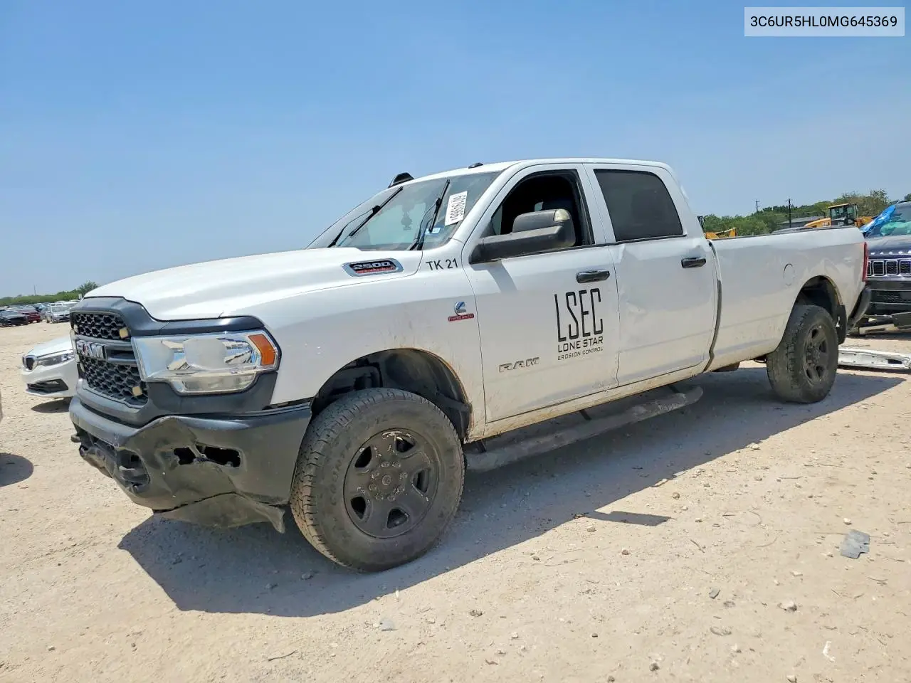 2021 Ram 2500 Tradesman VIN: 3C6UR5HL0MG645369 Lot: 60194966