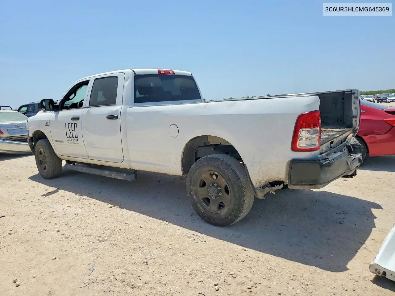 2021 Ram 2500 Tradesman VIN: 3C6UR5HL0MG645369 Lot: 60194966