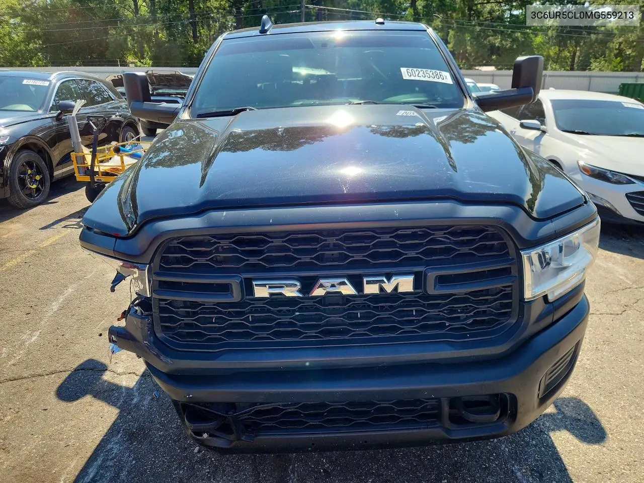 2021 Ram 2500 Tradesman VIN: 3C6UR5CL0MG559213 Lot: 60235386