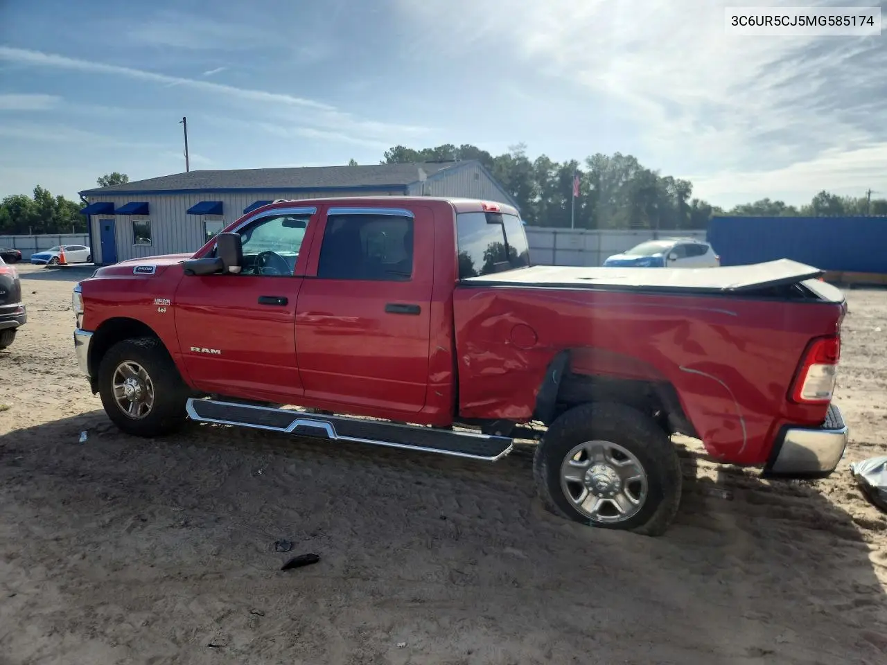 2021 Ram 2500 Tradesman VIN: 3C6UR5CJ5MG585174 Lot: 60554496