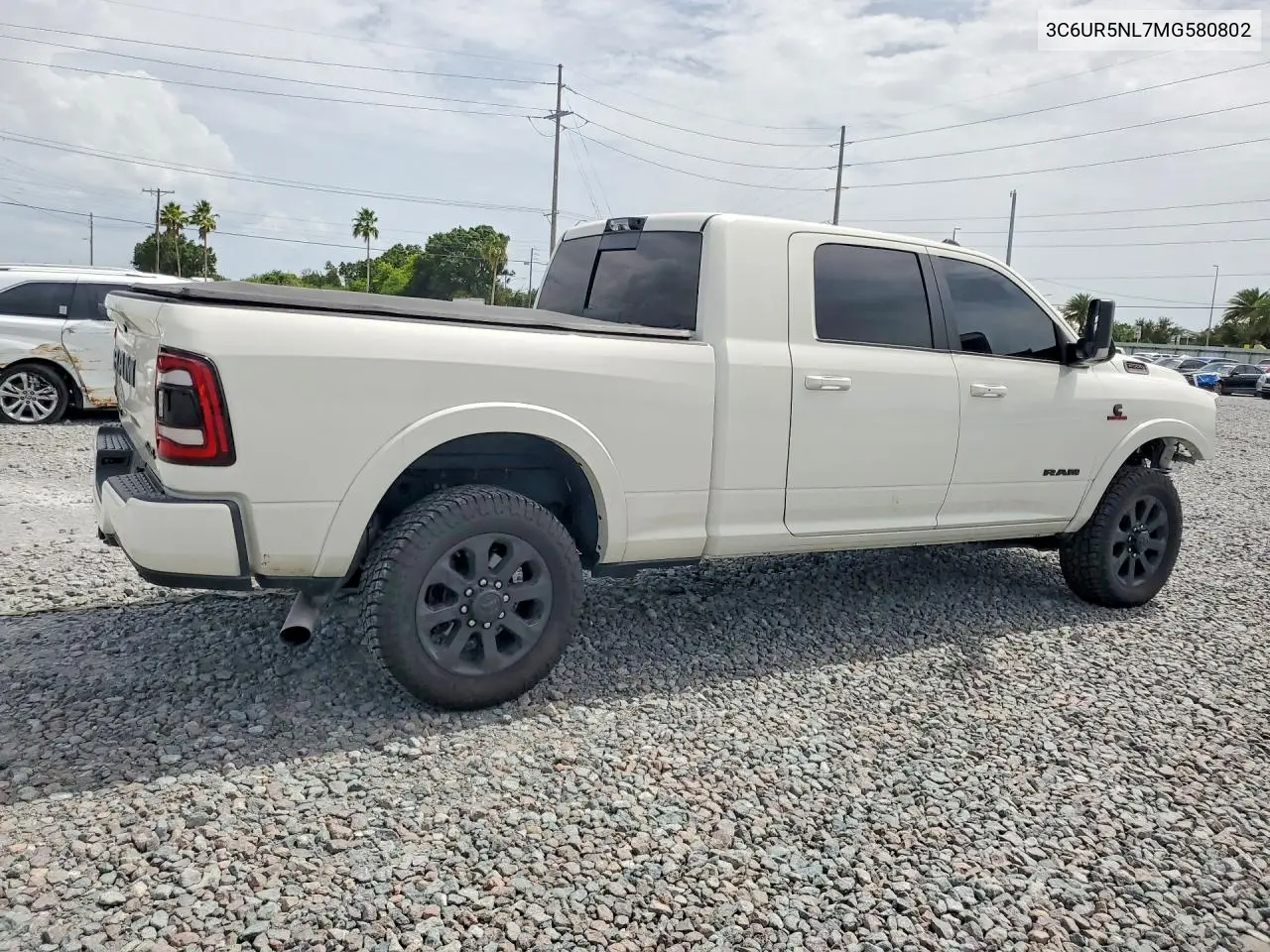 2021 Ram 2500 Laramie VIN: 3C6UR5NL7MG580802 Lot: 60889436