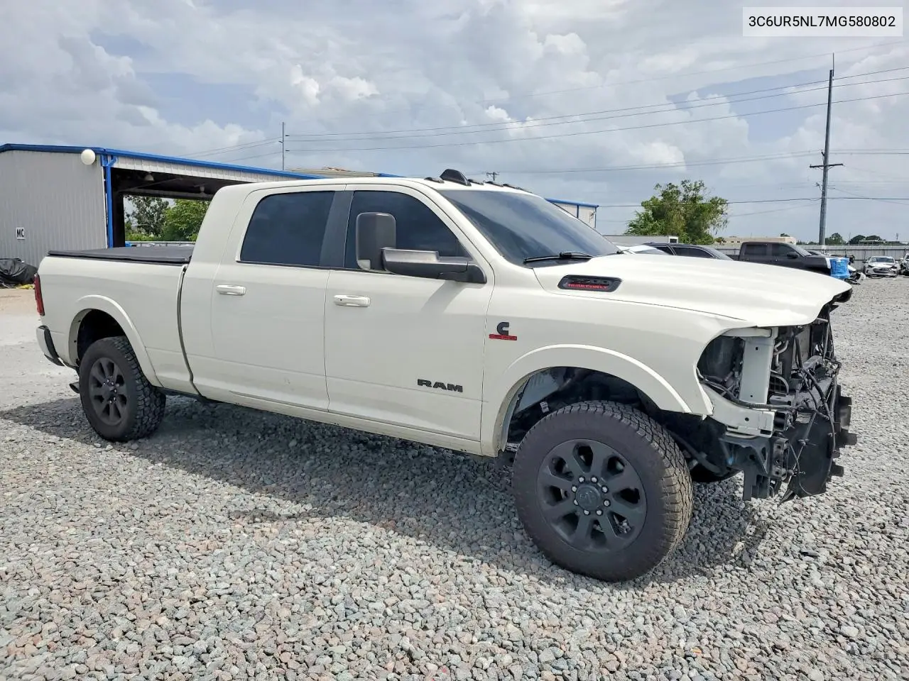2021 Ram 2500 Laramie VIN: 3C6UR5NL7MG580802 Lot: 60889436