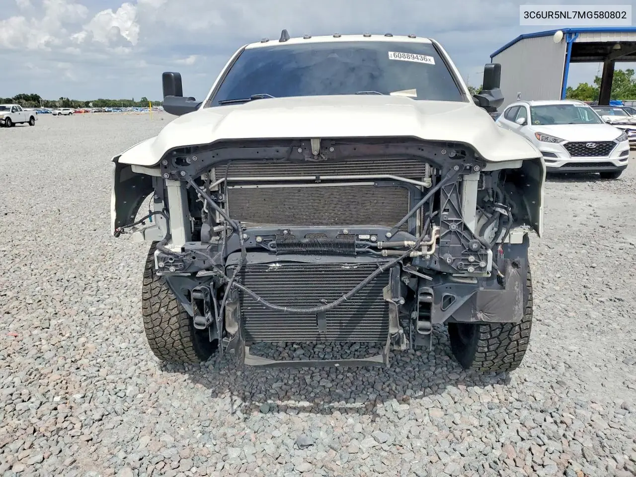 2021 Ram 2500 Laramie VIN: 3C6UR5NL7MG580802 Lot: 60889436