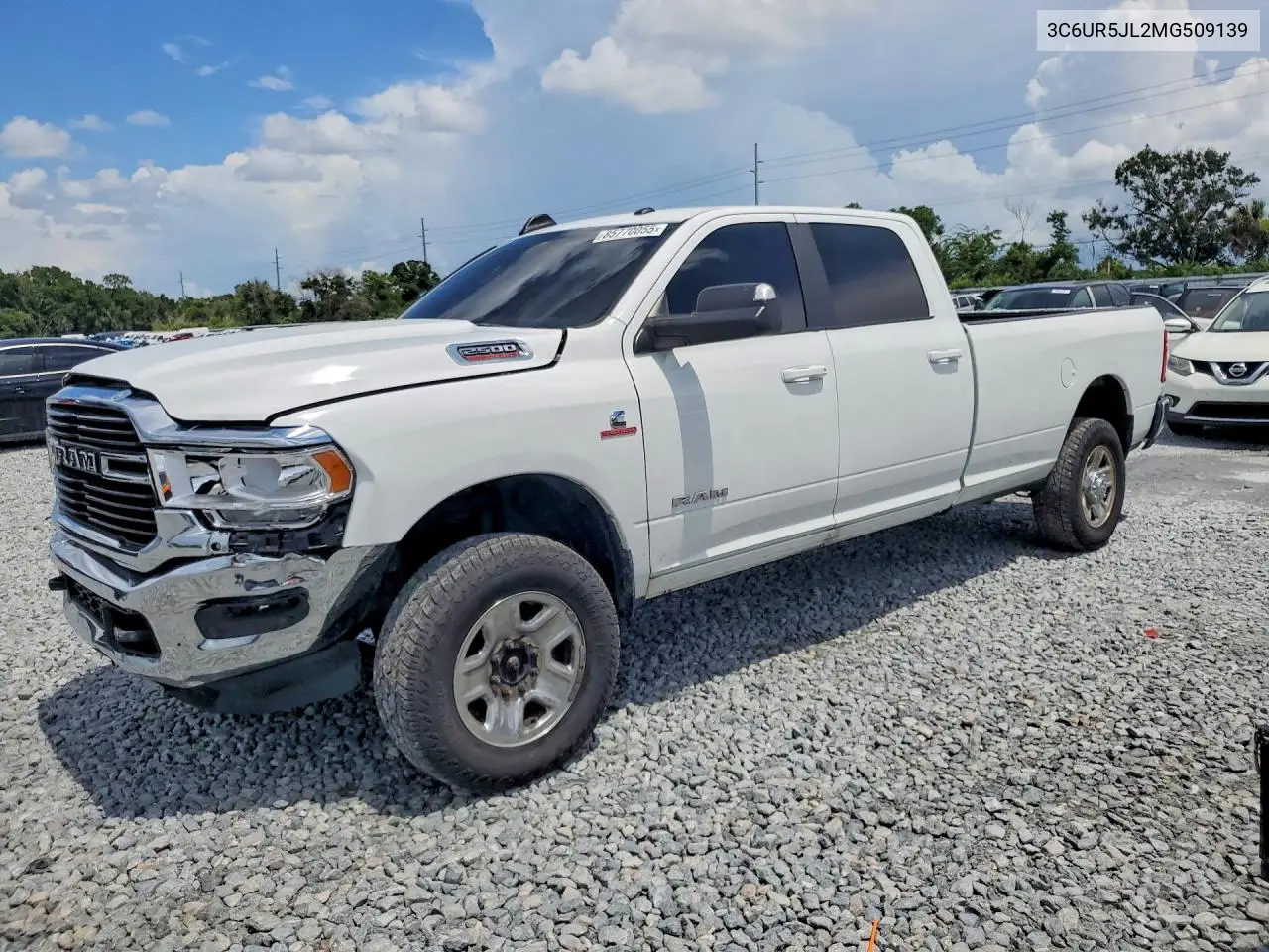 2021 Ram 2500 Big Horn VIN: 3C6UR5JL2MG509139 Lot: 85770055