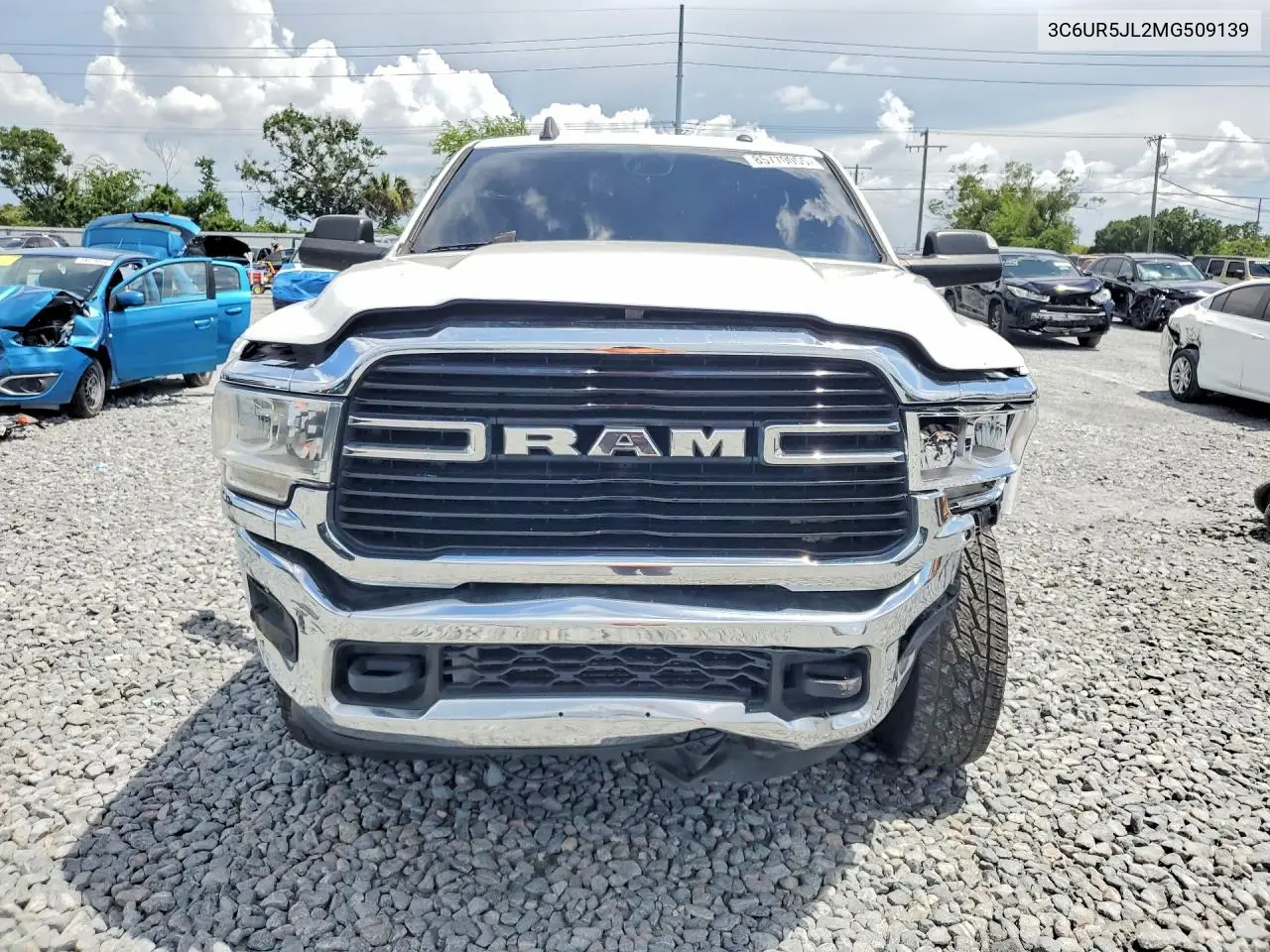 2021 Ram 2500 Big Horn VIN: 3C6UR5JL2MG509139 Lot: 85770055