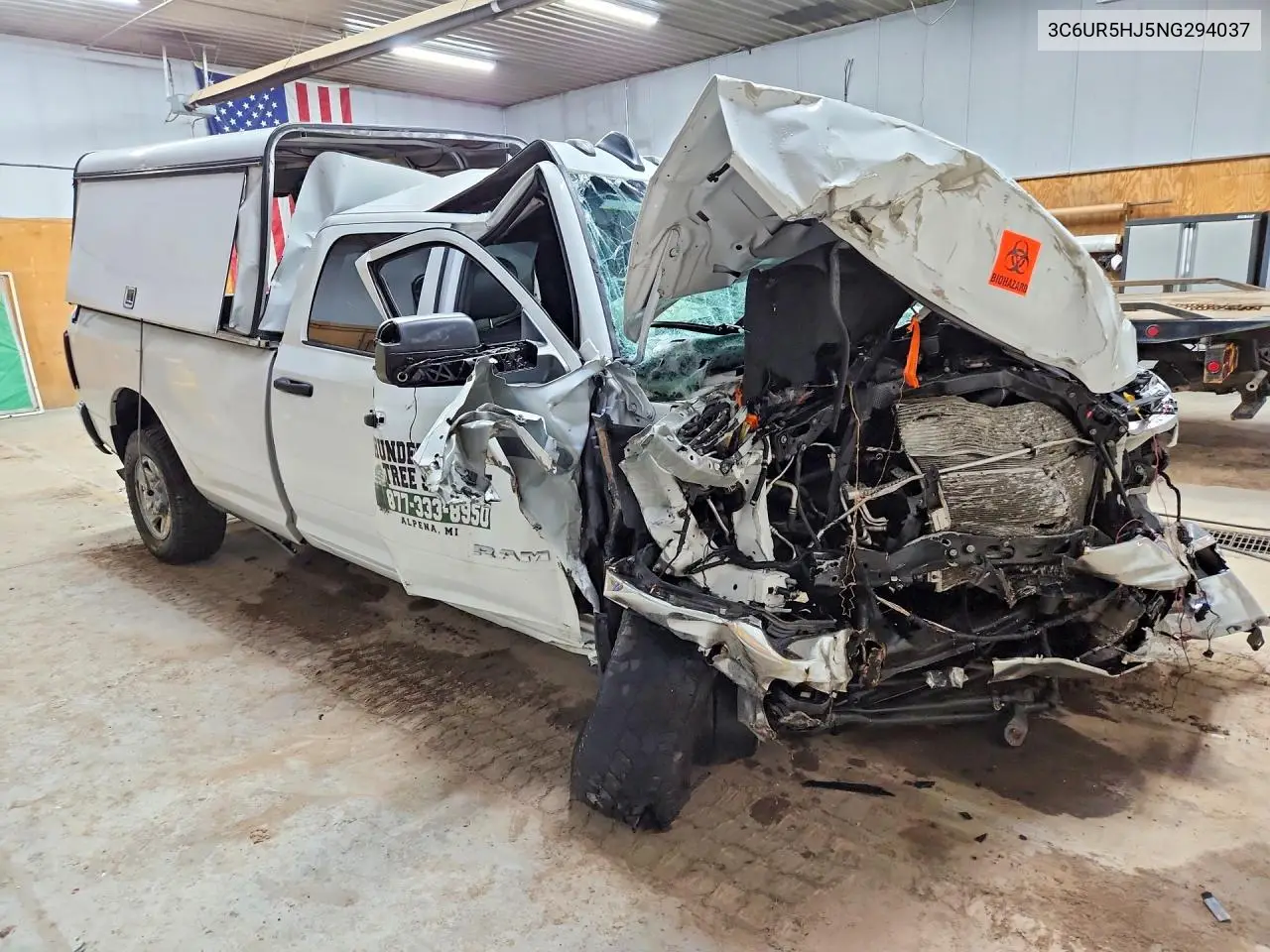 2022 Ram 2500 Tradesman VIN: 3C6UR5HJ5NG294037 Lot: 49262756